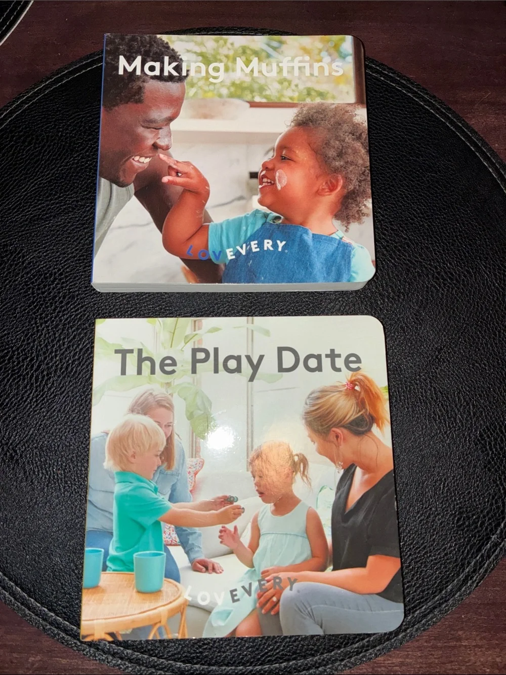 Lovevery Books the play date and making muffins flip book lot of 2